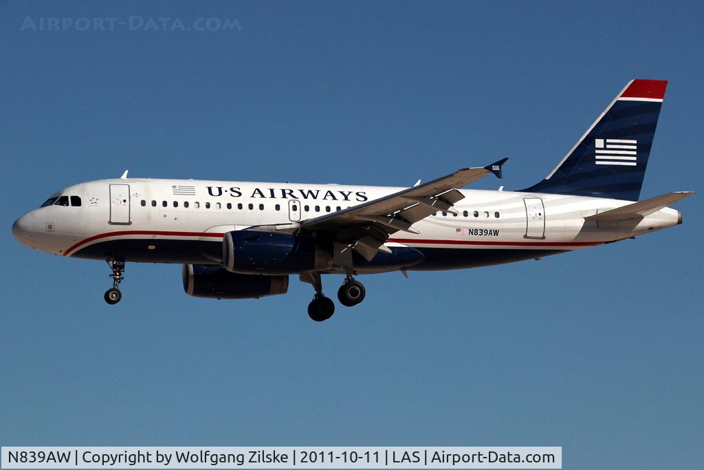 N839AW, 2006 Airbus A319-132 C/N 2669, visitor