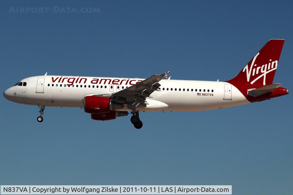 N837VA, 2010 Airbus A320-214 C/N 4558, visitor