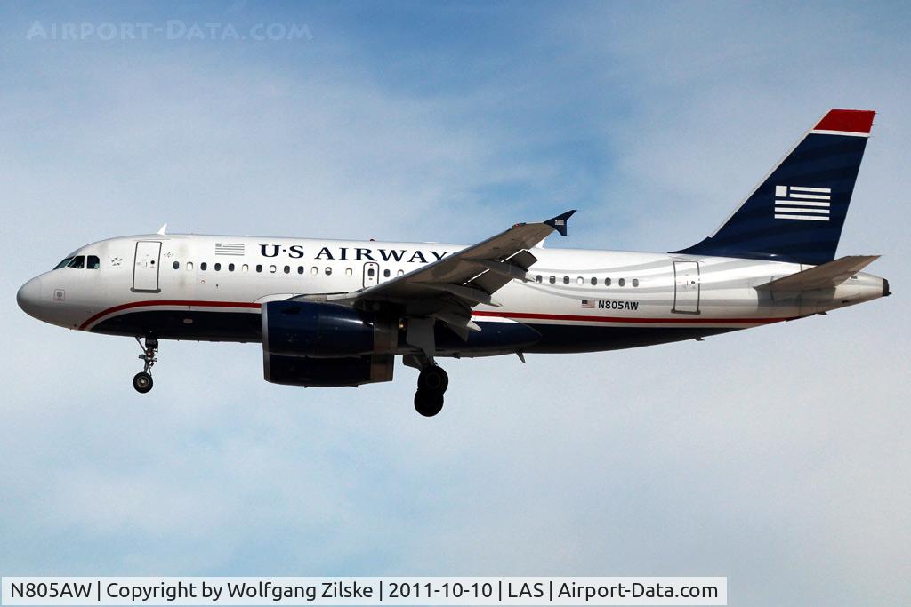 N805AW, 1999 Airbus A319-132 C/N 1049, visitor