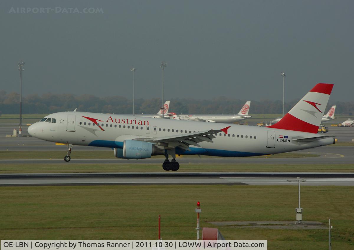 OE-LBN, 1997 Airbus A320-214 C/N 768, Austrian Airlines Airbus A320