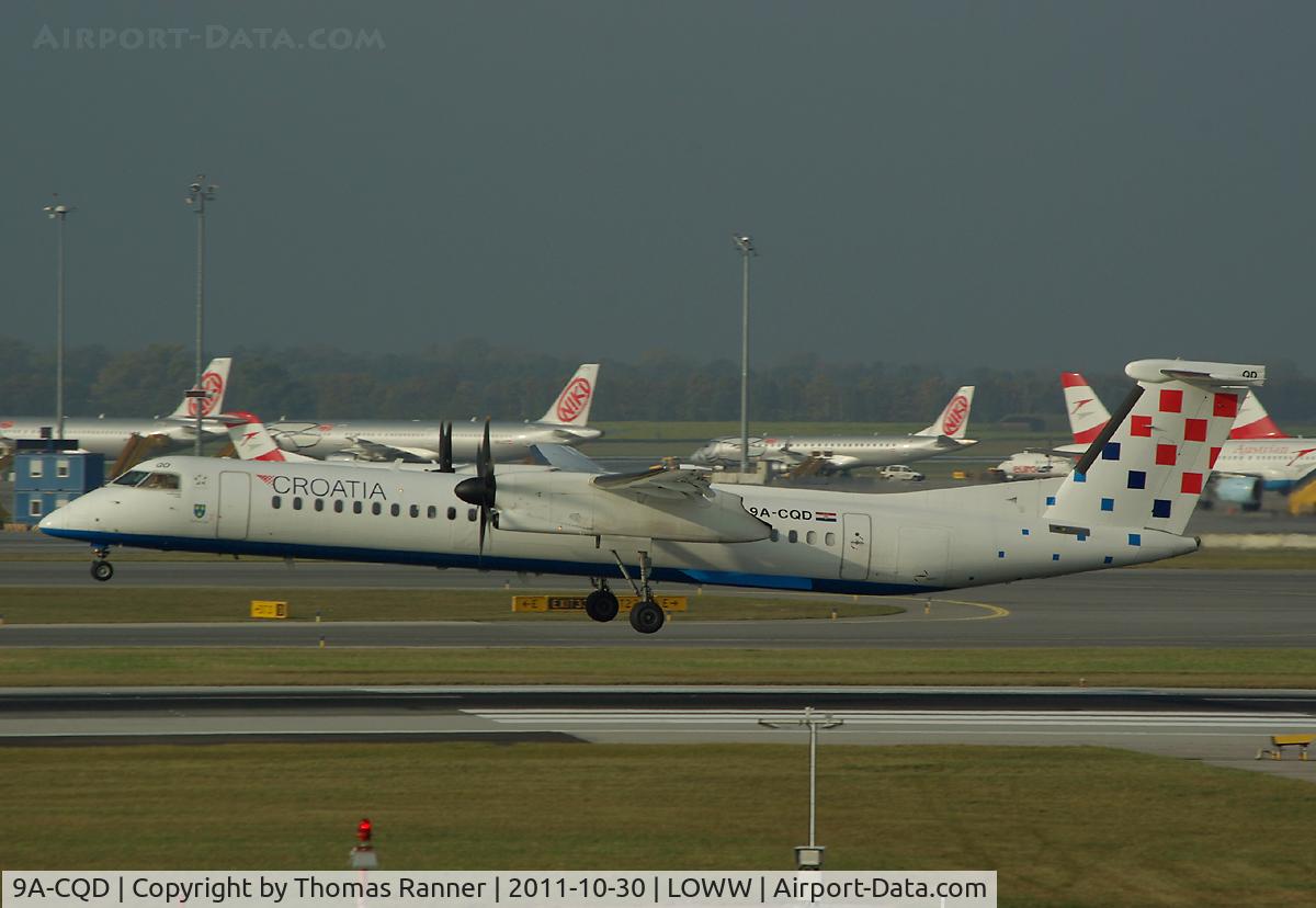 9A-CQD, 2009 De Havilland Canada DHC-8-402Q Dash 8 C/N 4260, Croatia Airlines Bombadier DHC-8