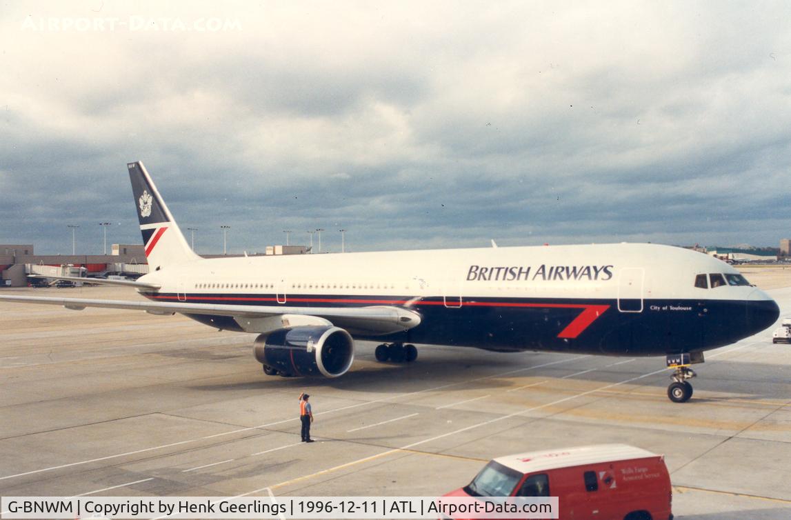G-BNWM, 1991 Boeing 767-336 C/N 25204, British Airways
