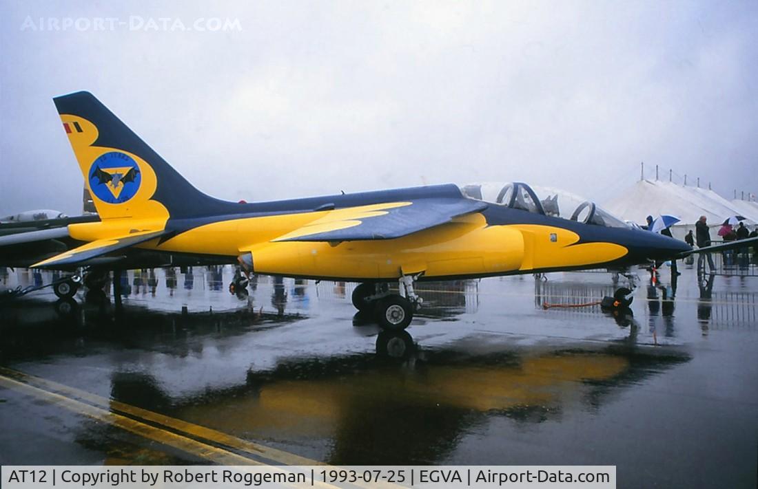 AT12, Dassault-Dornier Alpha Jet 1B C/N B12/1036, BATBIRD.75 YEARS 11 SQUADRON.