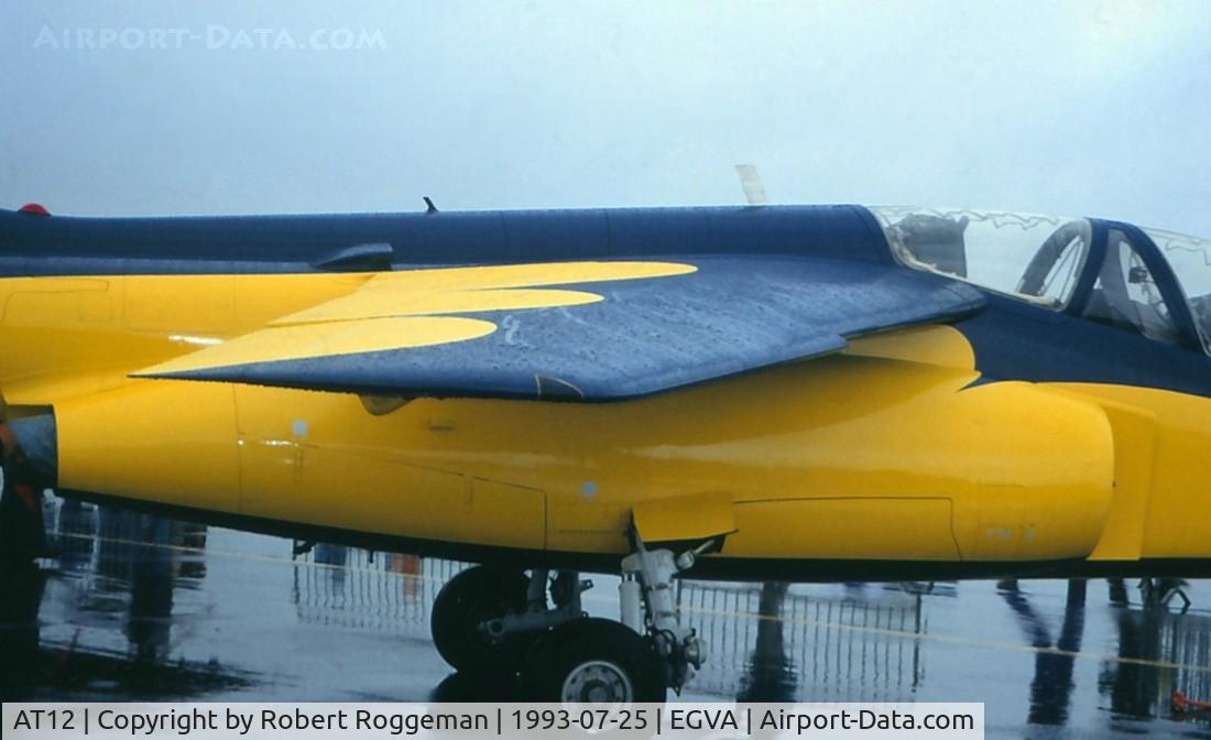AT12, Dassault-Dornier Alpha Jet 1B C/N B12/1036, BATBIRD.75 YEARS 11 SQUADRON.