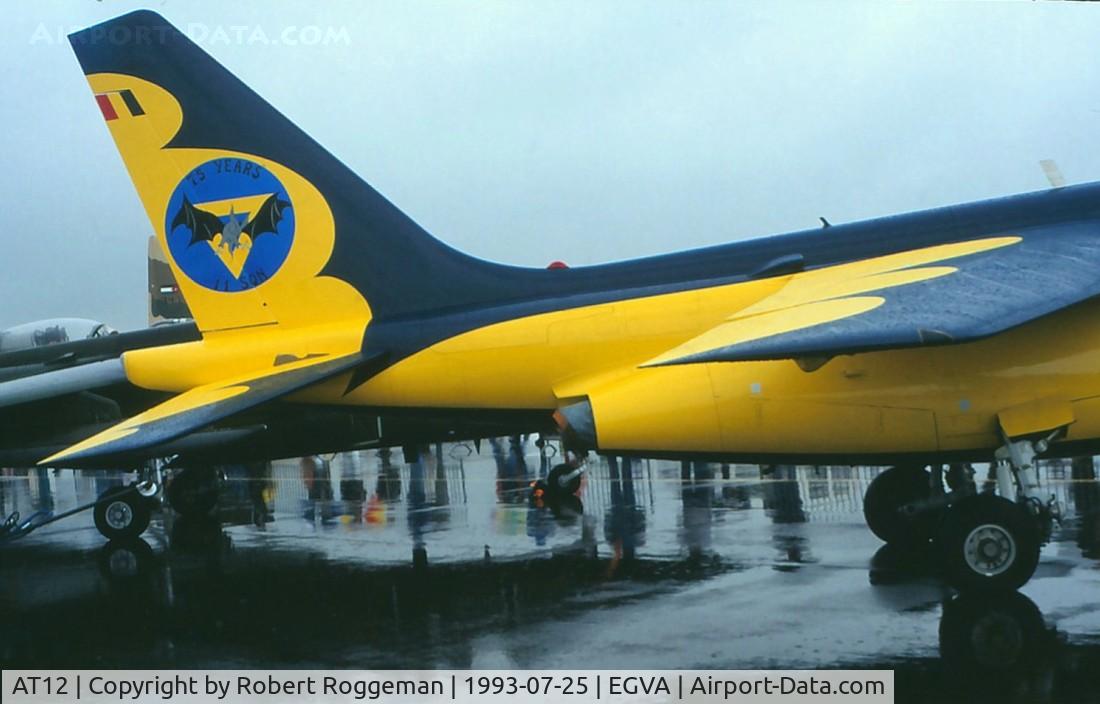 AT12, Dassault-Dornier Alpha Jet 1B C/N B12/1036, BATBIRD.75 YEARS 11 SQUADRON.