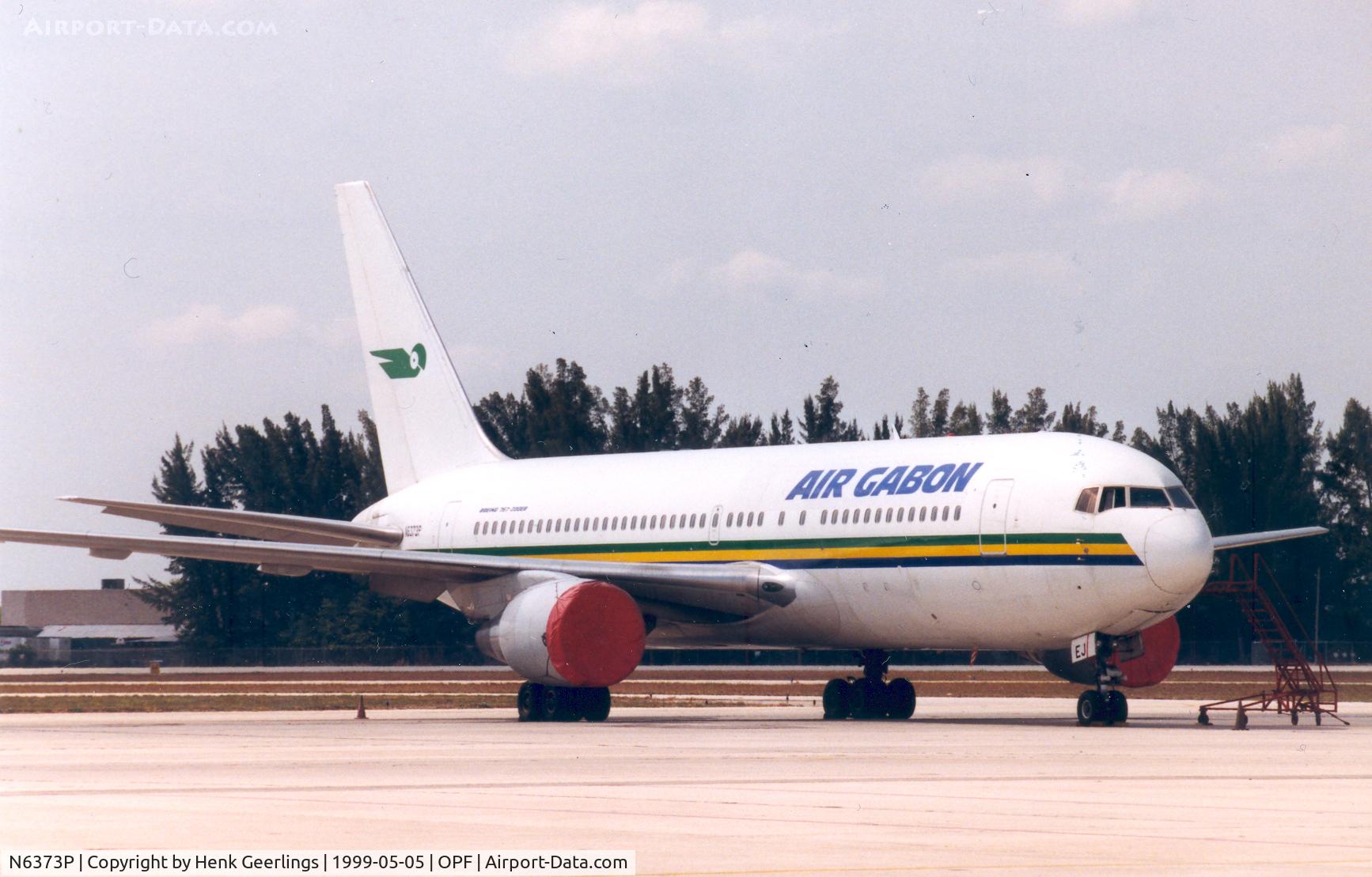 N6373P, 1986 Boeing 767-269 C/N 23280, Air Gabon