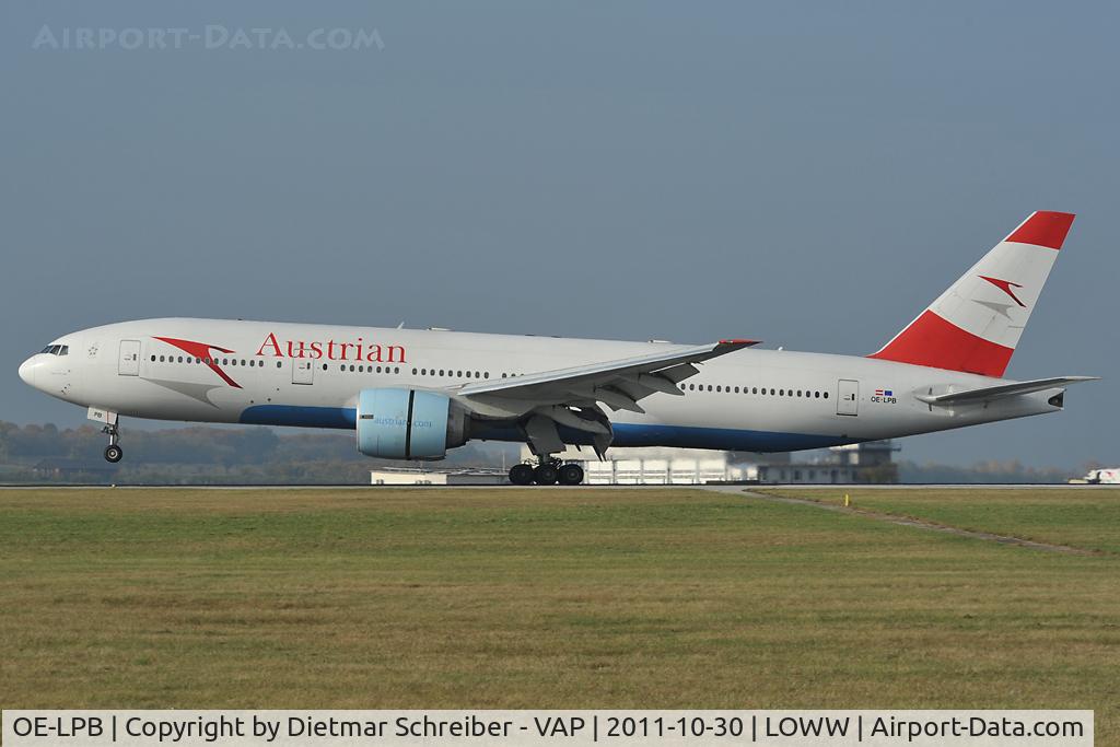 OE-LPB, 1998 Boeing 777-2Z9/ER C/N 28699, Austrian Airlines Boeing 777-200