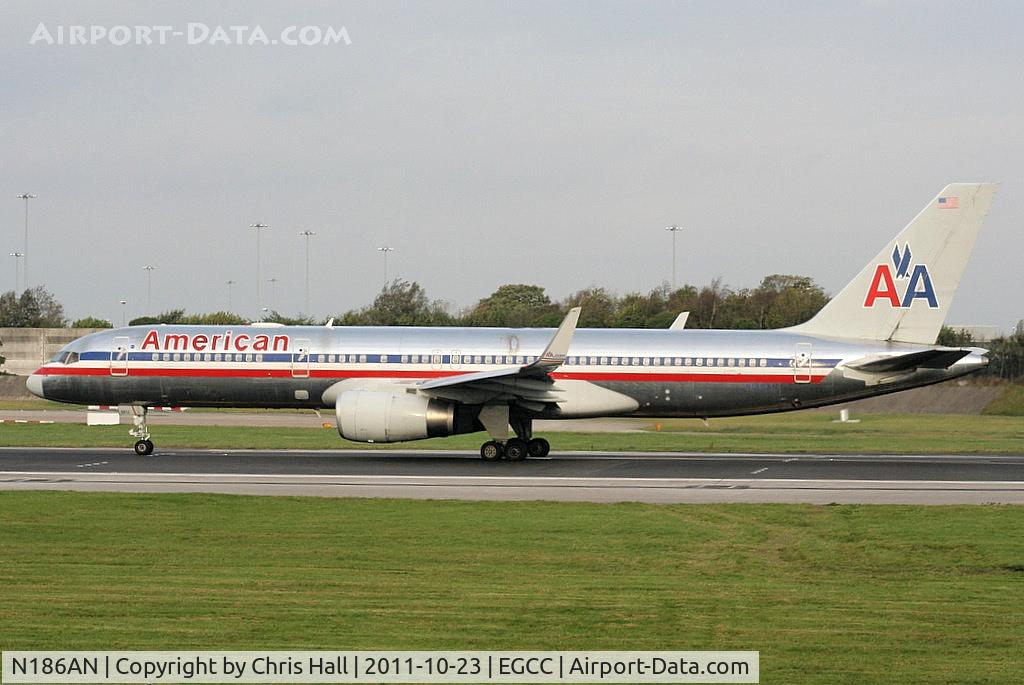 N186AN, 2001 Boeing 757-223 C/N 32380, American Airlines