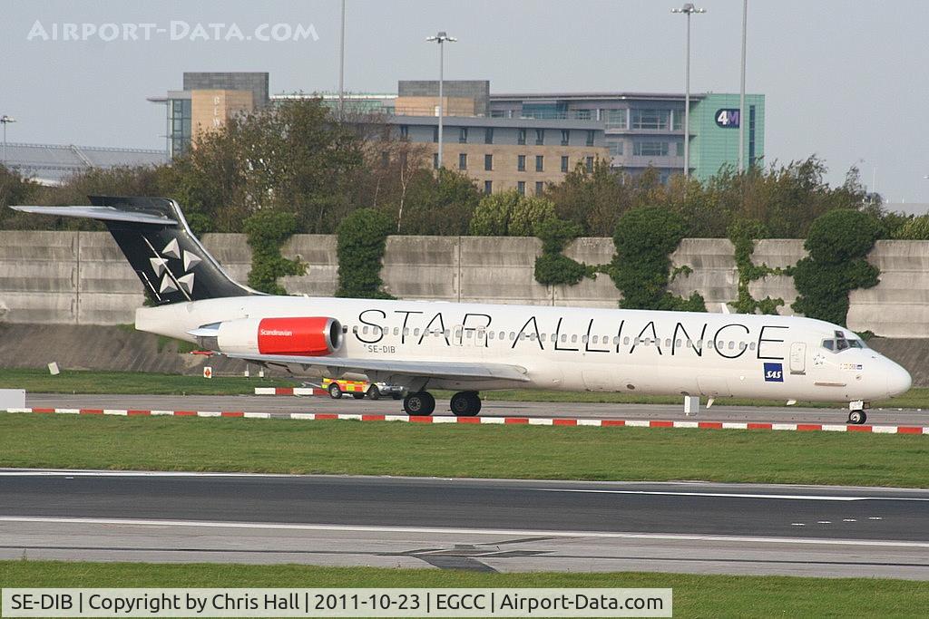 SE-DIB, 1988 McDonnell Douglas MD-87 (DC-9-87) C/N 49605, Scandinavian Airlines in 
