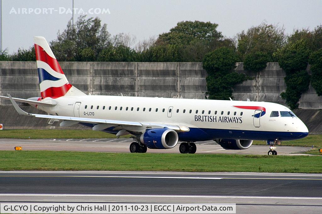 G-LCYO, 2011 Embraer 190SR (ERJ-190-100SR) C/N 19000430, BA CityFlyer