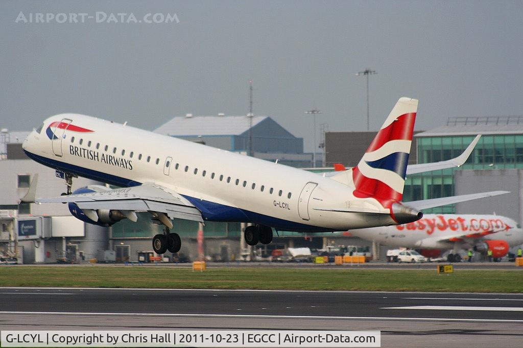 G-LCYL, 2010 Embraer 190SR (ERJ-190-100SR) C/N 19000346, BA CityFlyer
