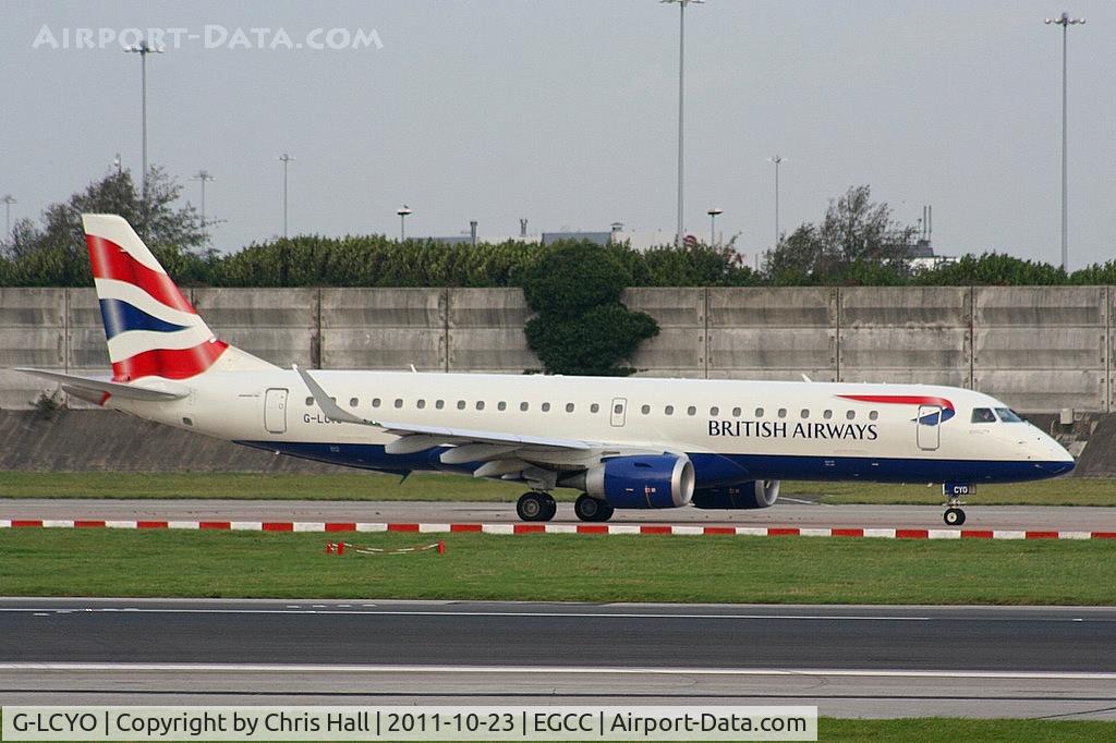 G-LCYO, 2011 Embraer 190SR (ERJ-190-100SR) C/N 19000430, BA CityFlyer