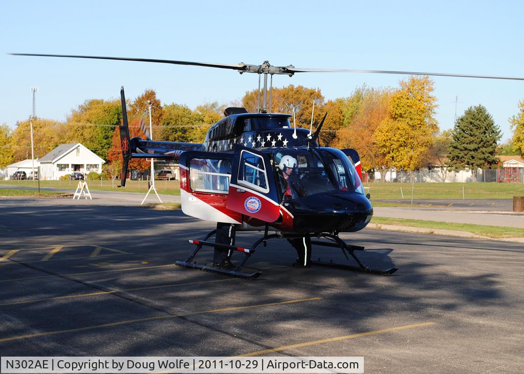 N302AE, 1980 Bell 206L-1 LongRanger II C/N 45435, Springfield, Illinois based 