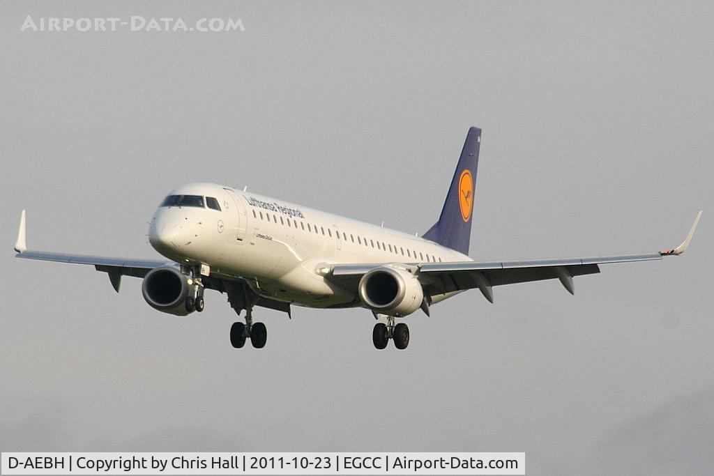 D-AEBH, 2011 Embraer 195LR (ERJ-190-200LR) C/N 19000447, Lufthansa Cityline