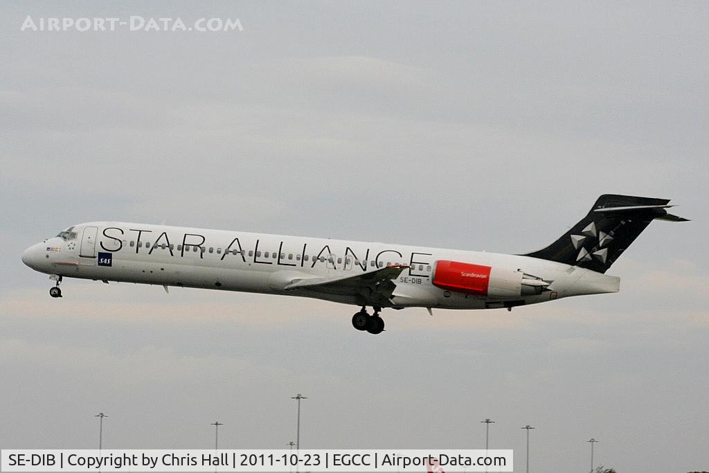 SE-DIB, 1988 McDonnell Douglas MD-87 (DC-9-87) C/N 49605, Scandinavian Airlines in 