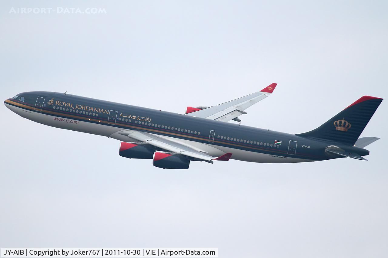 JY-AIB, 1994 Airbus A340-211 C/N 043, Royal Jordanian