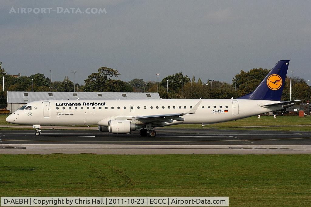 D-AEBH, 2011 Embraer 195LR (ERJ-190-200LR) C/N 19000447, Lufthansa Cityline