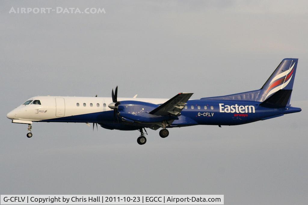 G-CFLV, 1995 Saab 2000 C/N 2000-023, Eastern Airlines