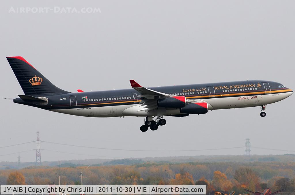 JY-AIB, 1994 Airbus A340-211 C/N 043, Royal Jordanian