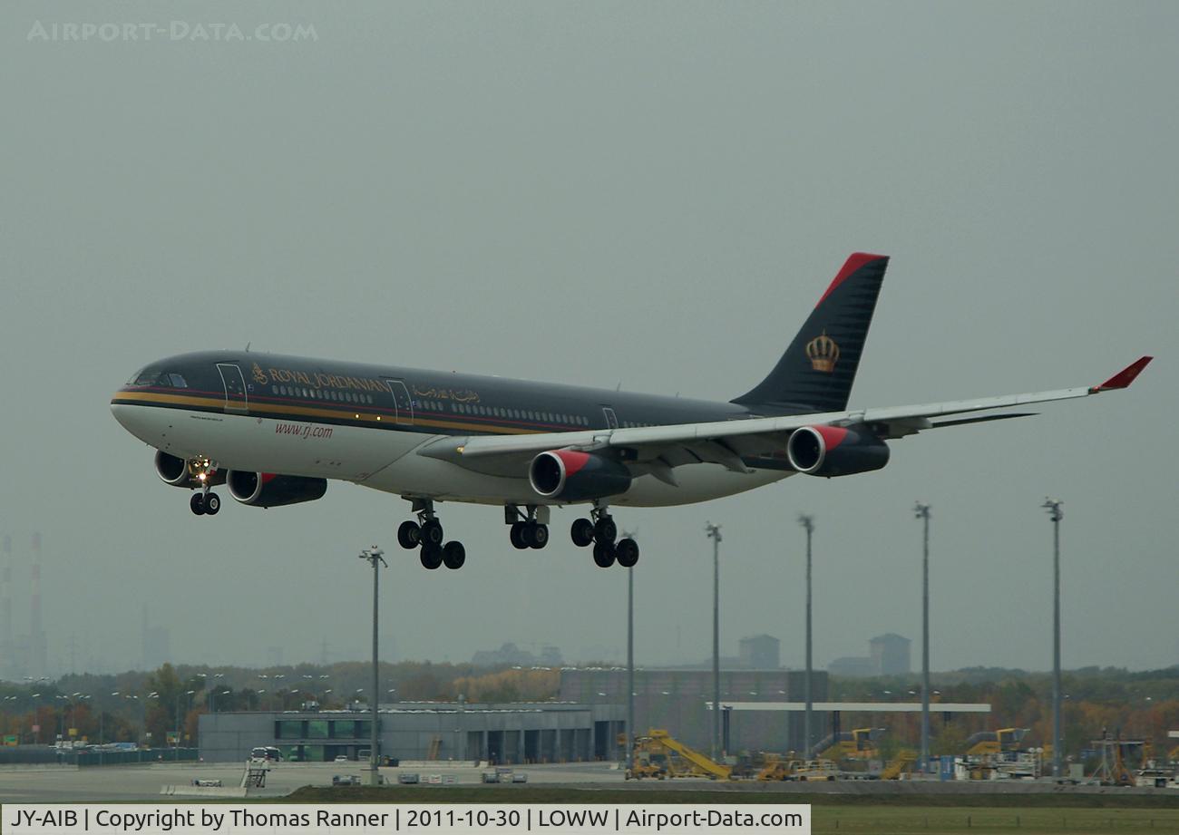 JY-AIB, 1994 Airbus A340-211 C/N 043, Royal Jordanian Airbus A340