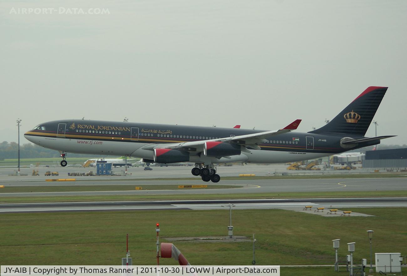 JY-AIB, 1994 Airbus A340-211 C/N 043, Royal Jordanian Airbus A340