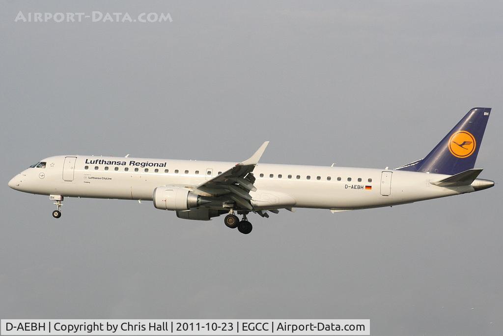 D-AEBH, 2011 Embraer 195LR (ERJ-190-200LR) C/N 19000447, Lufthansa Cityline