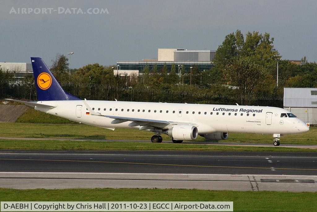 D-AEBH, 2011 Embraer 195LR (ERJ-190-200LR) C/N 19000447, Lufthansa Cityline