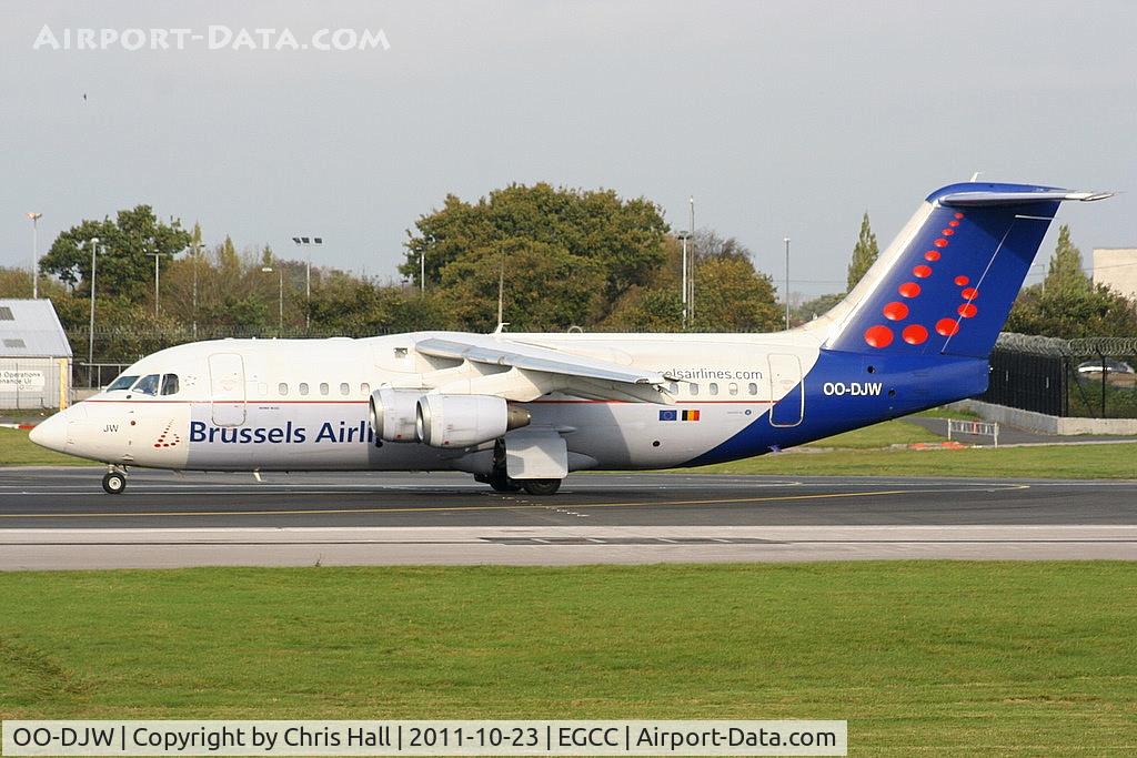OO-DJW, 1996 British Aerospace Avro 146-RJ85 C/N E.2296, Brussels Airlines