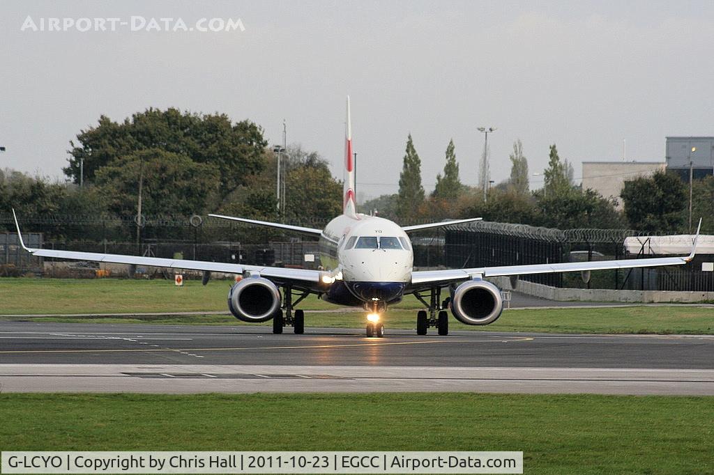G-LCYO, 2011 Embraer 190SR (ERJ-190-100SR) C/N 19000430, BA CityFlyer