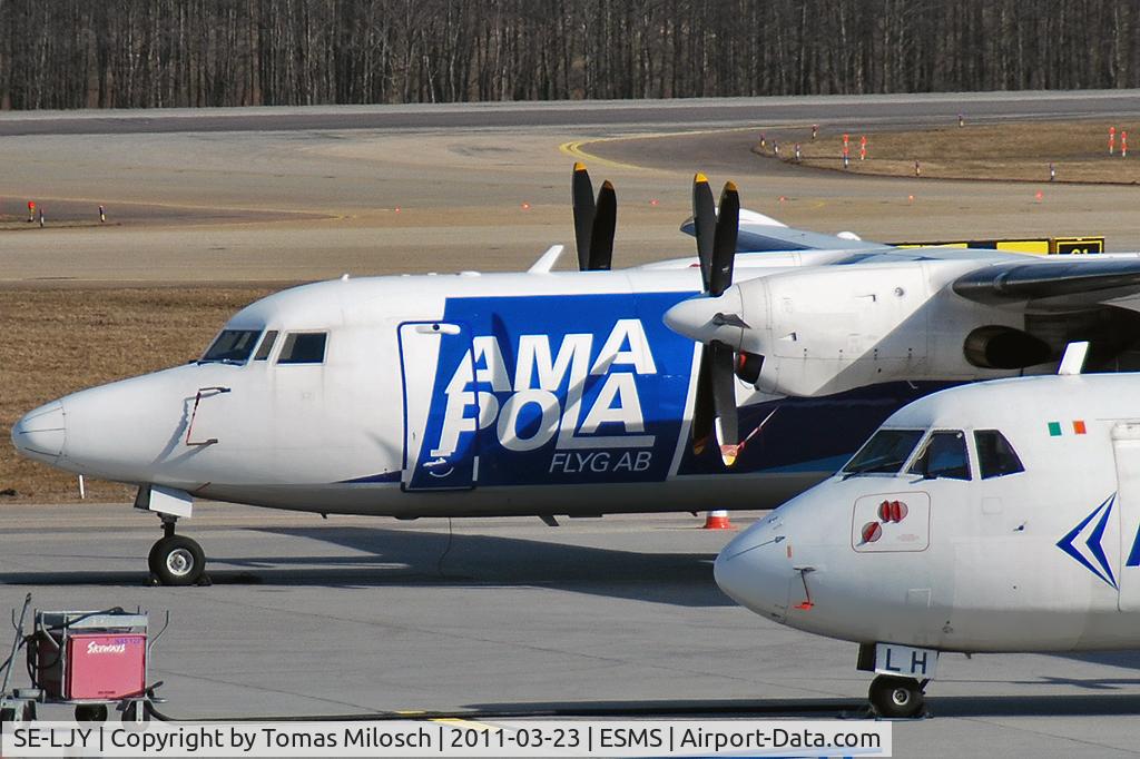 SE-LJY, 1992 Fokker 50 C/N 20259, 