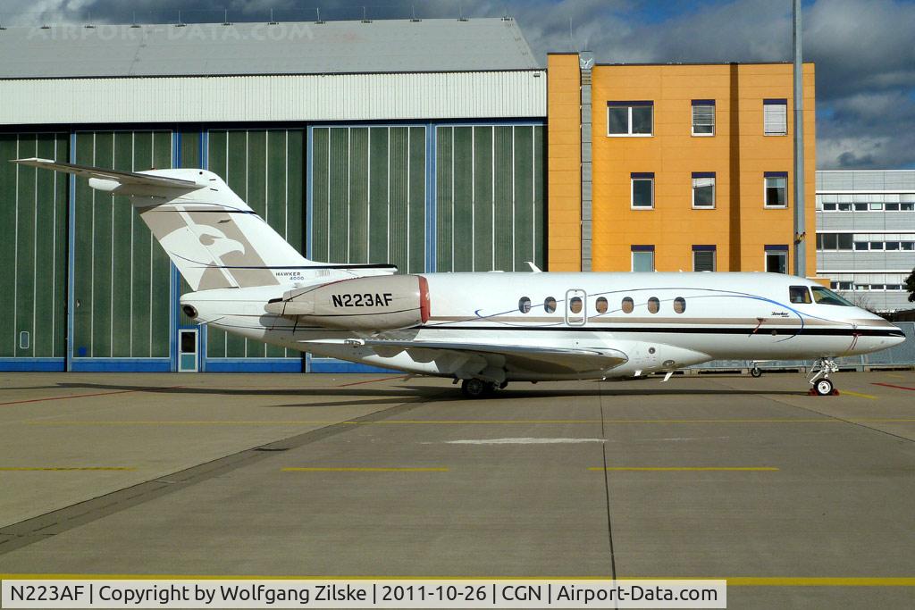 N223AF, 2010 Hawker Beechcraft 4000 C/N RC-46, visitor