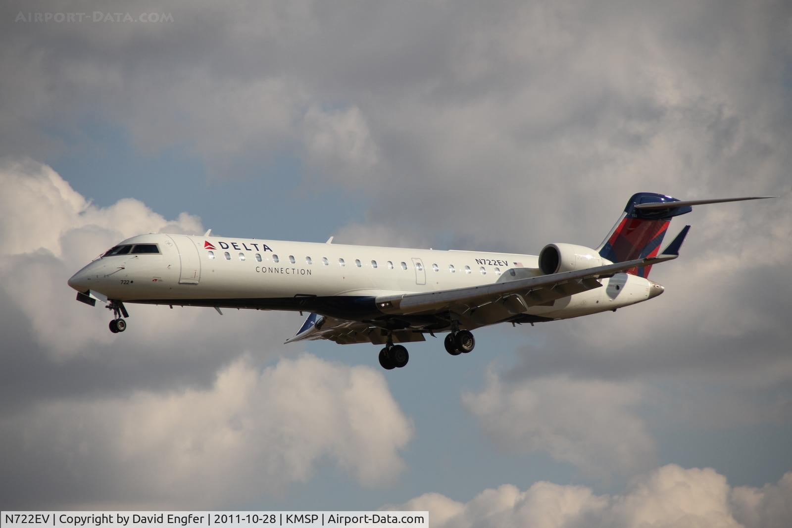 N722EV, 2003 Bombardier CRJ-701 (CL-600-2C10) Regional Jet C/N 10127, 17 @ KMSP