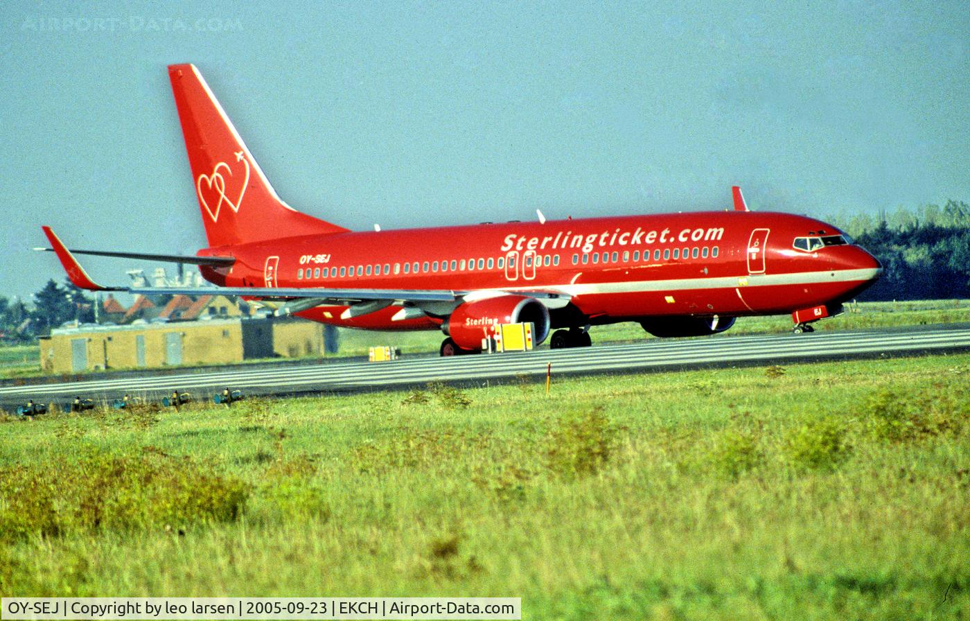 OY-SEJ, 2003 Boeing 737-86Q C/N 30289, CPH Kastrup Copenhagen 23.9.05