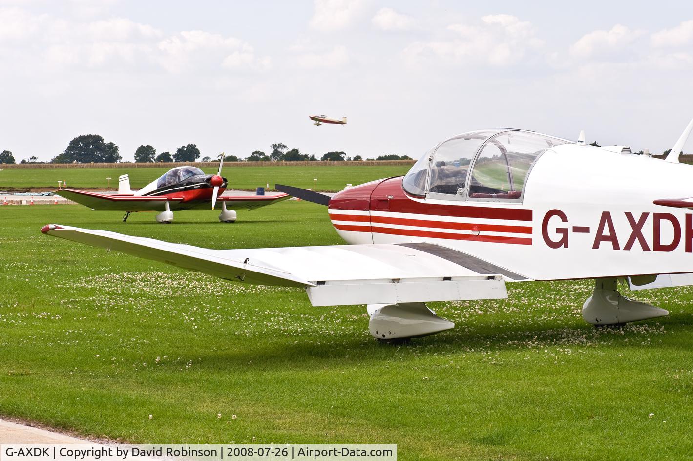 G-AXDK, 1969 Robin DR-315 Petit Prince C/N 378, Sywell aerodrome, Northamptonshire, UK