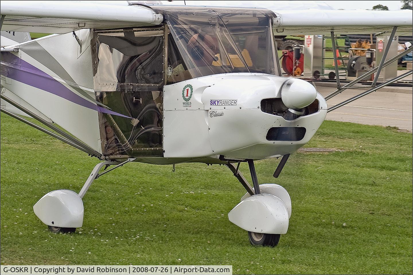 G-OSKR, 2003 Skyranger 912(2) C/N BMAA/HB/249, Sywell aerodrome. Northamptonshire, UK