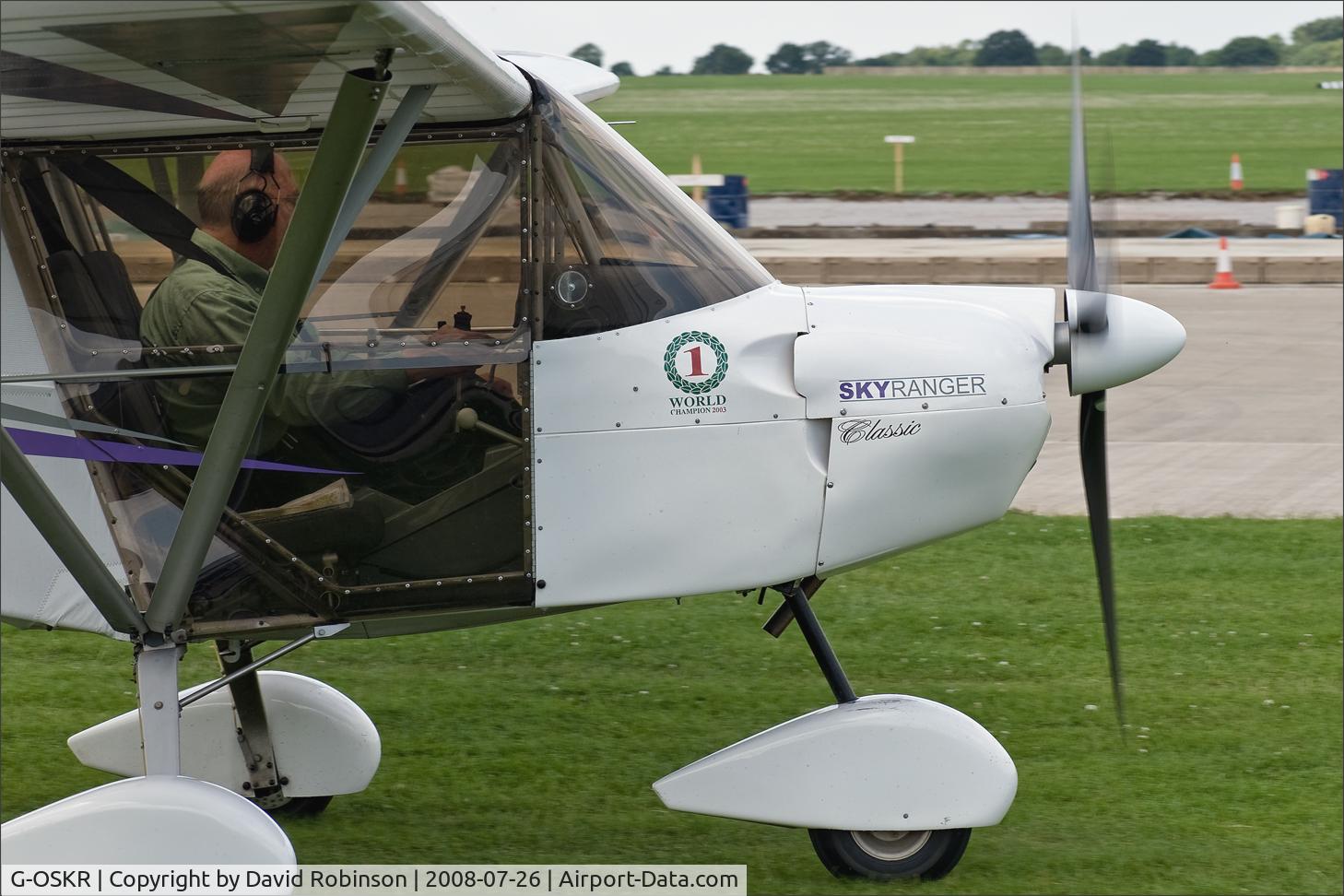 G-OSKR, 2003 Skyranger 912(2) C/N BMAA/HB/249, Sywell aerodrome. Northamptonshire, UK