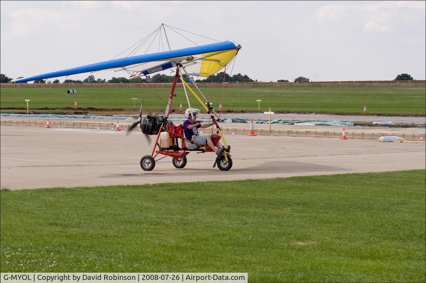 G-MYOL, 1994 Air Creation Ultraflight Fun 18S GTBIS C/N 94/001, Sywell aerodrome, Northamptonshire, UK