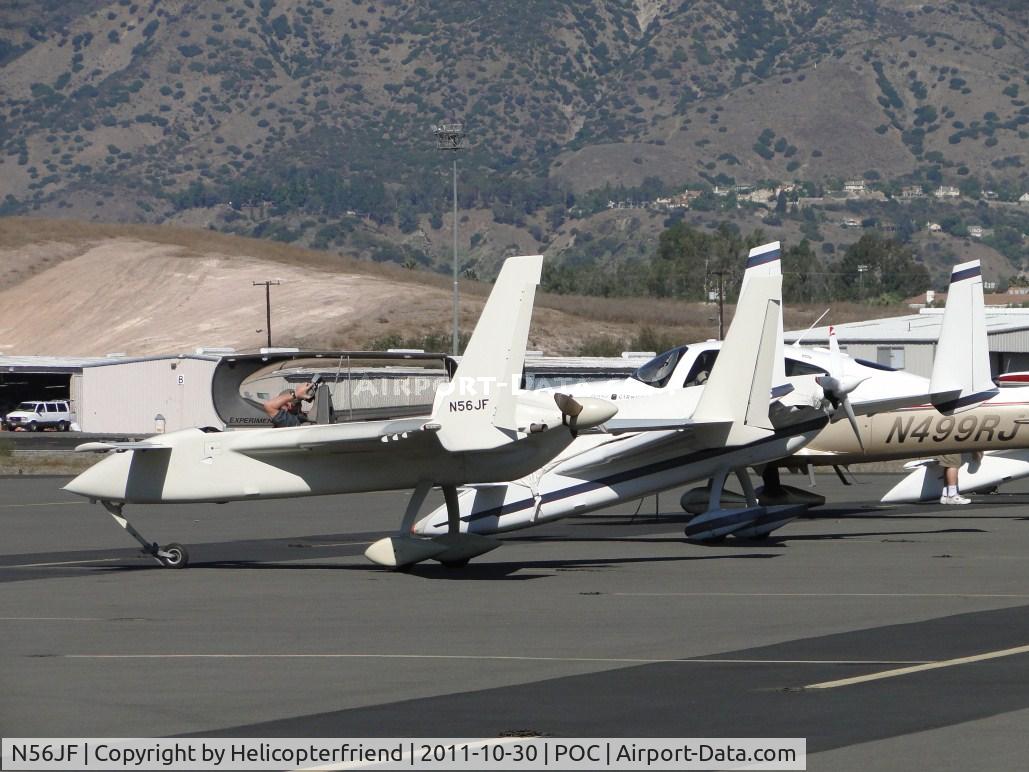 N56JF, 1997 Rutan Long-EZ C/N 53, Nose kneeling as wheel is lowered