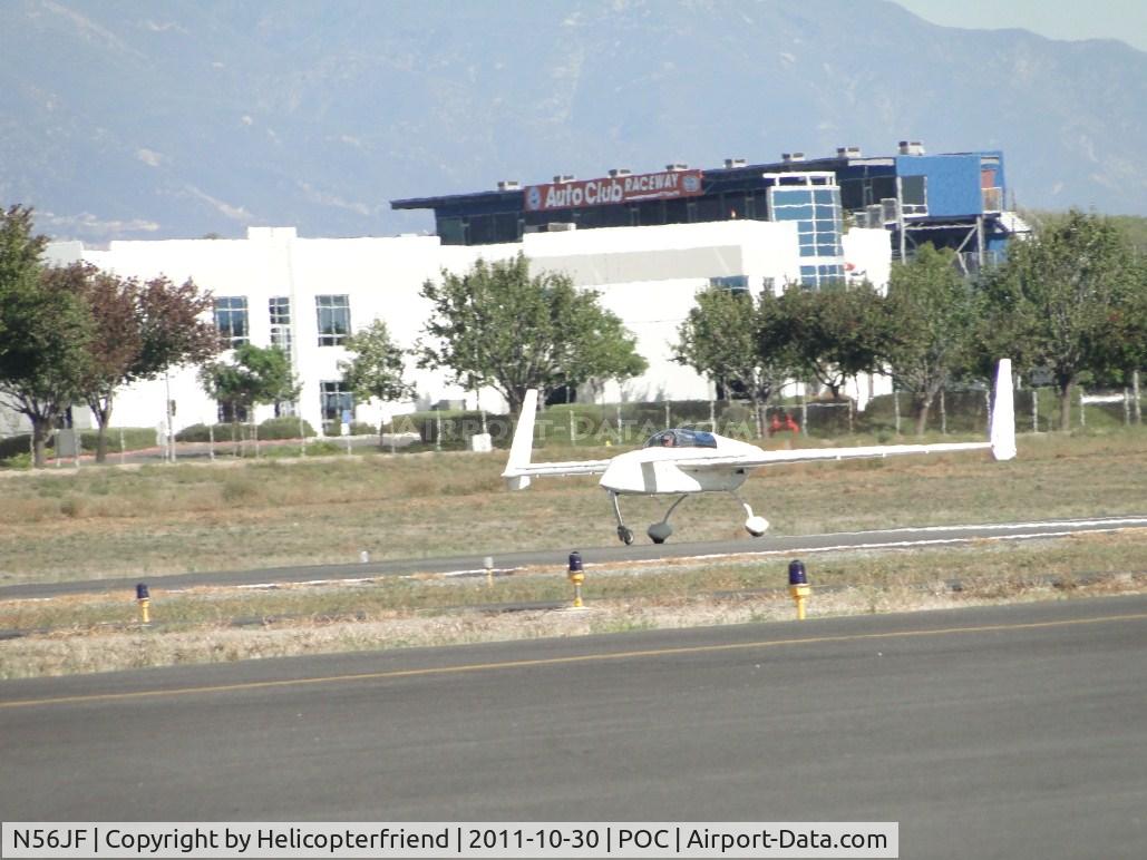 N56JF, 1997 Rutan Long-EZ C/N 53, Starting westbound roll for take off on runway 26L