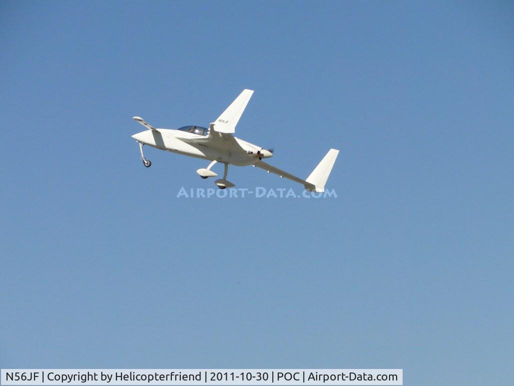 N56JF, 1997 Rutan Long-EZ C/N 53, Quickly climbing out and headed west