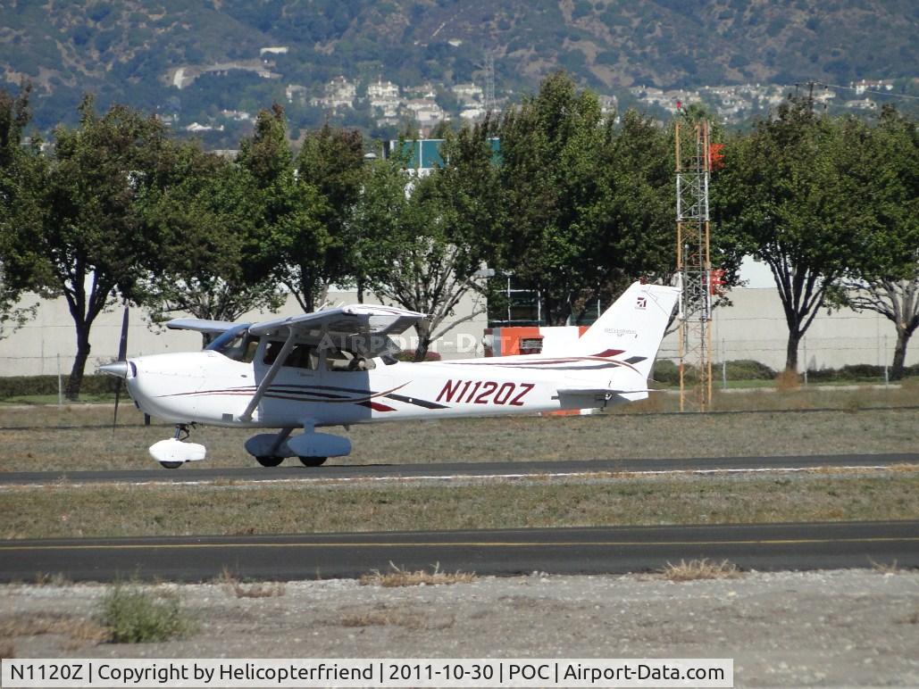 N1120Z, 2006 Cessna 172S Skyhawk SP C/N 172S10313, Rolling out after landing