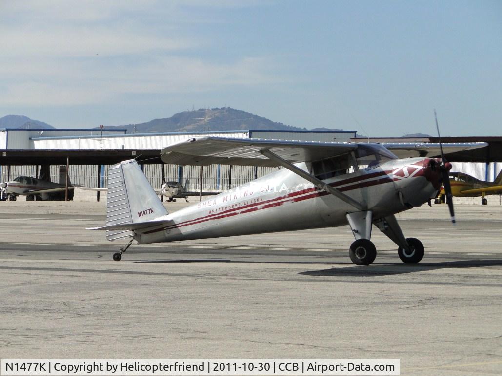 N1477K, 1946 Luscombe 8A C/N 4204, Taxiing to runway 24