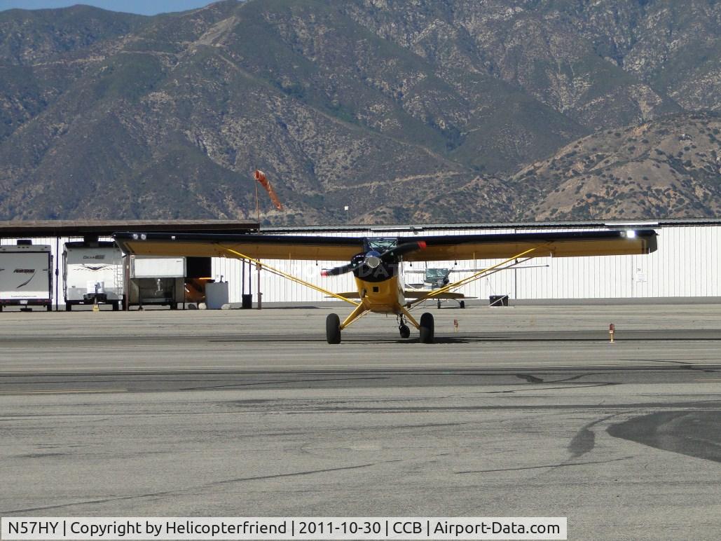 N57HY, 2008 Aviat A-1C-180 Husky C/N 3007, Quick turn and taxiing to hanger