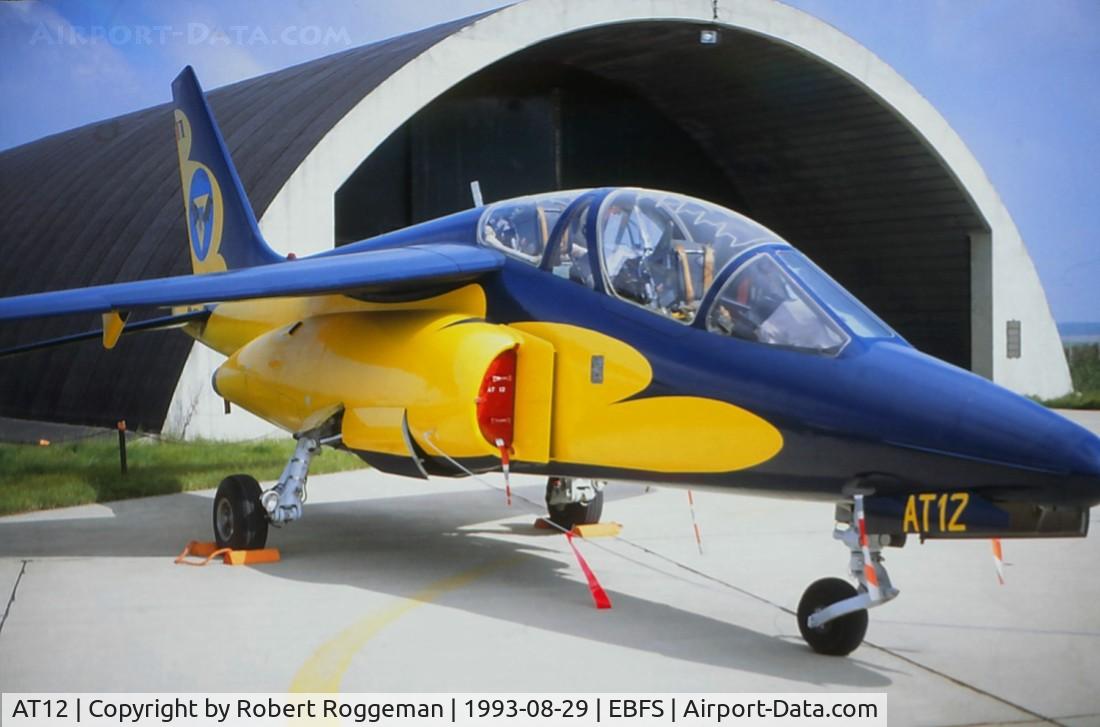 AT12, Dassault-Dornier Alpha Jet 1B C/N B12/1036, BATBIRD.75 YEARS 11 SQUADRON.