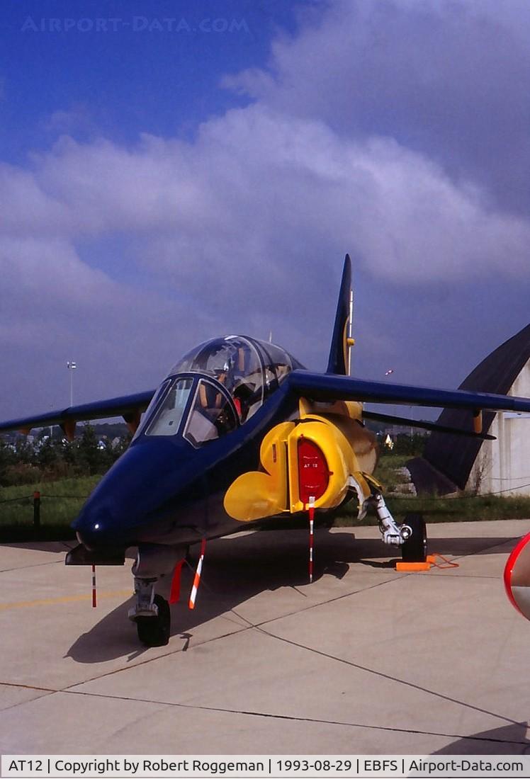 AT12, Dassault-Dornier Alpha Jet 1B C/N B12/1036, BATBIRD.75 YEARS 11 SQUADRON.