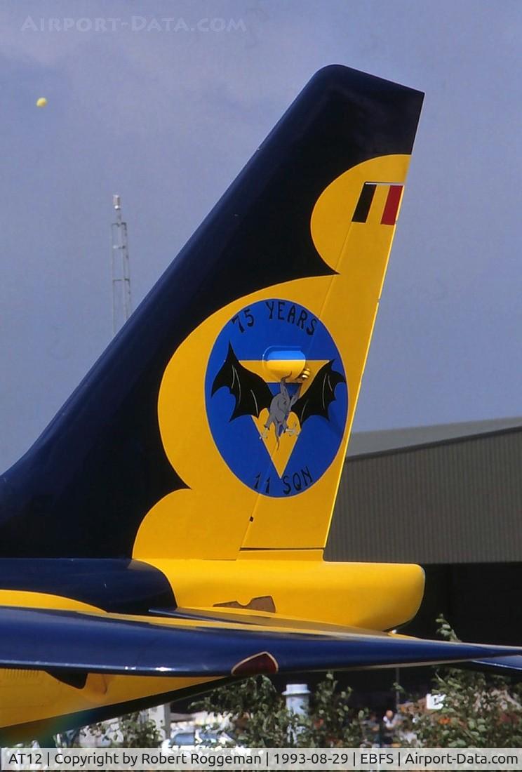 AT12, Dassault-Dornier Alpha Jet 1B C/N B12/1036, BATBIRD.75 YEARS 11 SQUADRON.