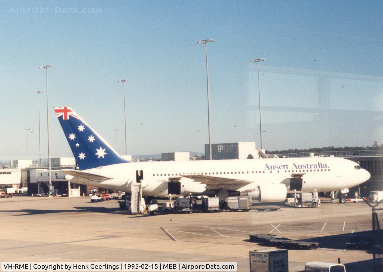 VH-RME, 1983 Boeing 767-277 C/N 22693, Ansett Australia