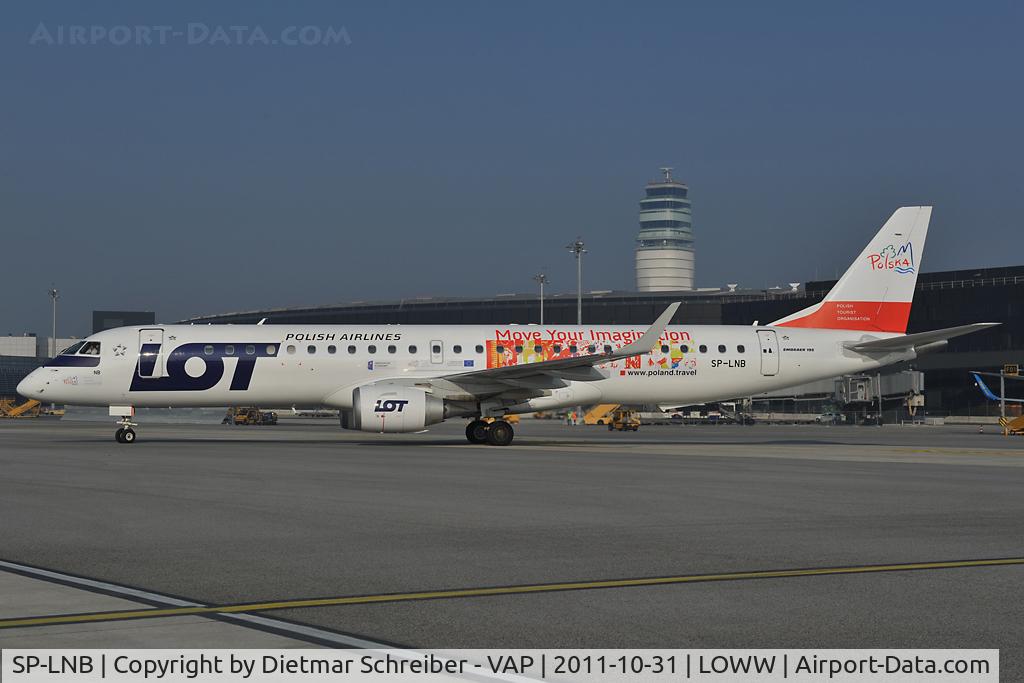 SP-LNB, 2011 Embraer 195LR (ERJ-190-200LR) C/N 19000444, LOT Embraer 190