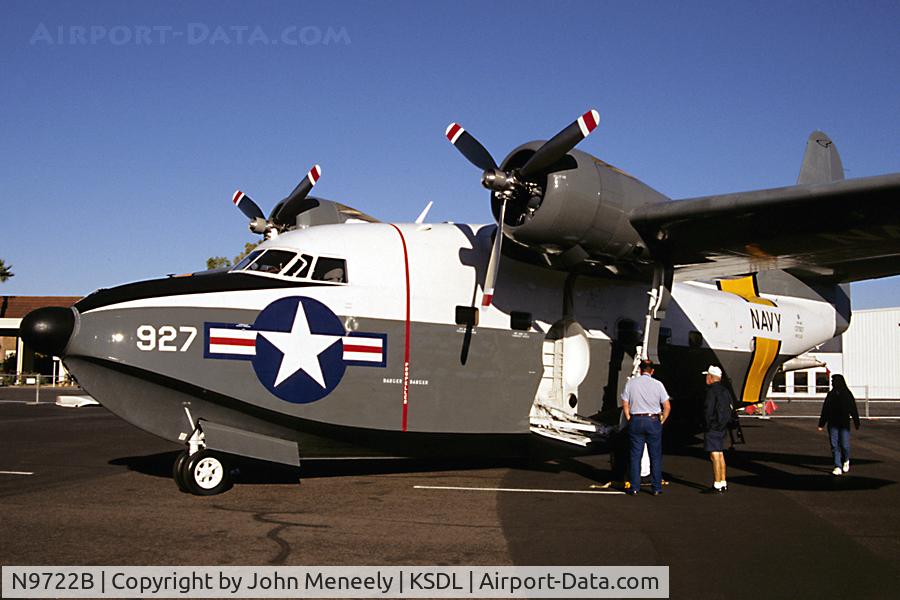 N9722B, 1955 Grumman HU-16C (UF-1) Albatross C/N G-400, Scottsdale Air Show - Oct. 1998