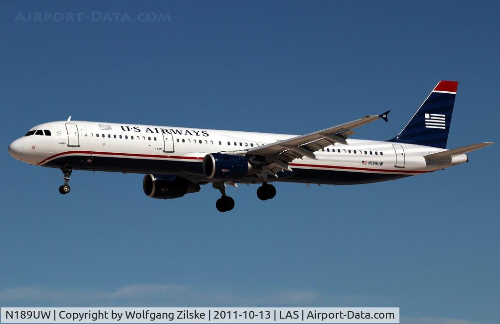 N189UW, 2001 Airbus A321-211 C/N 1425, visitor
